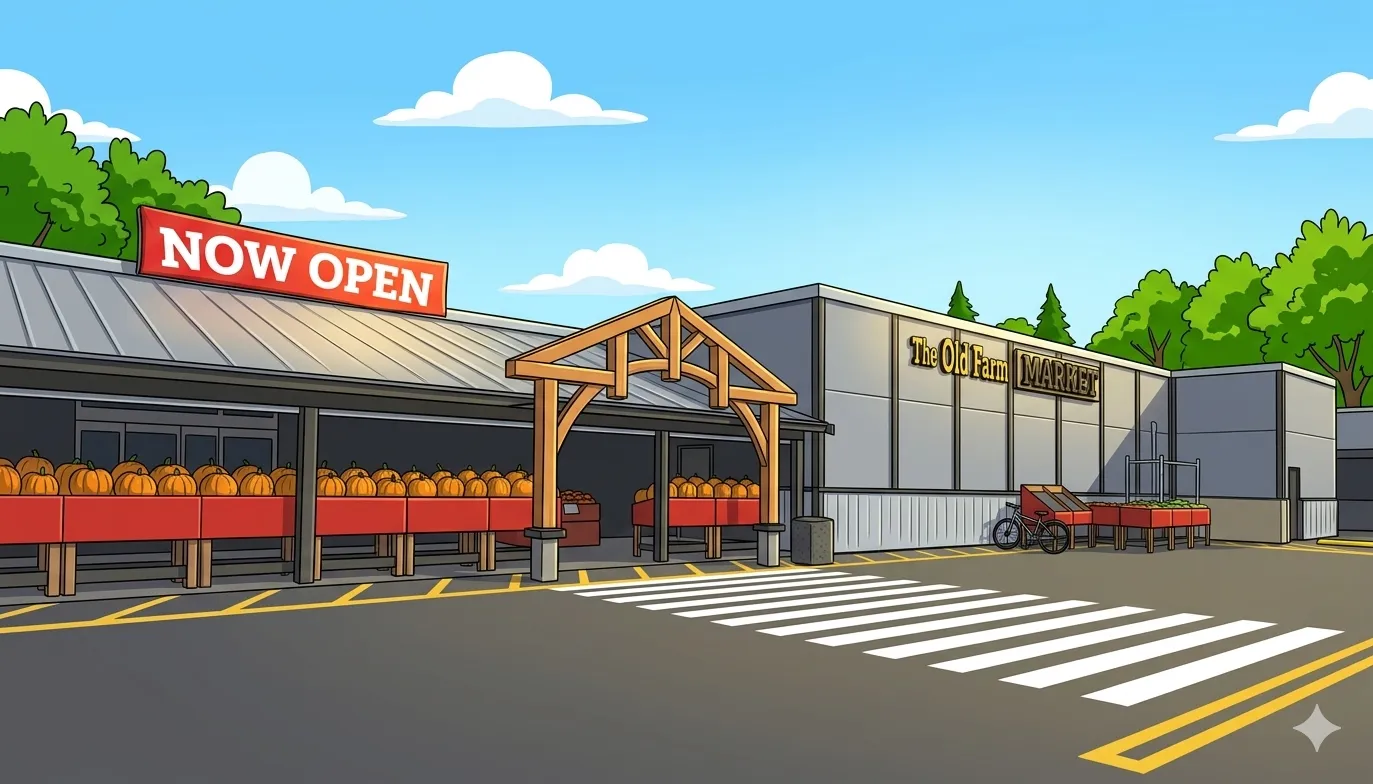 Old Farm Market in Courtenay BC