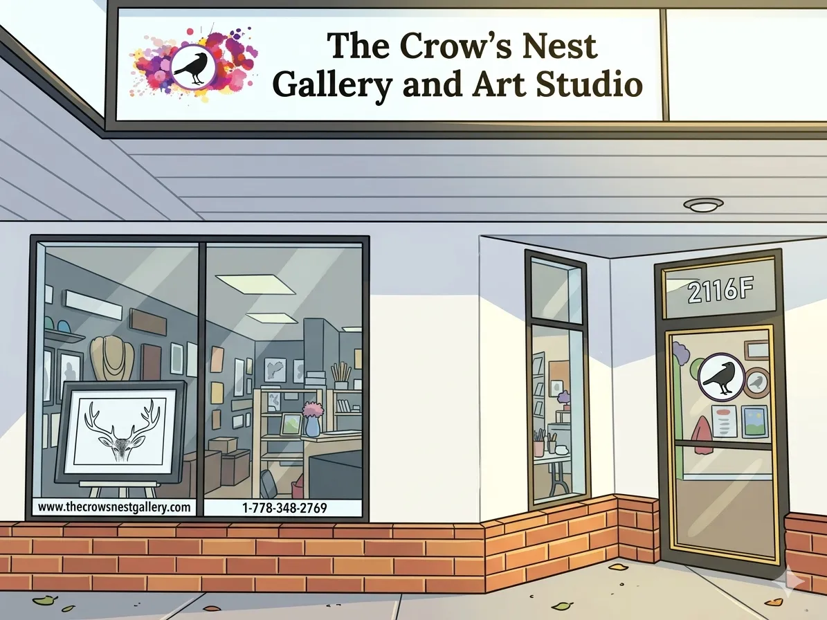 The Crows Nest Art Gallery in Campbell River BC