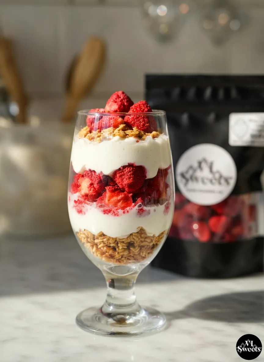 Discover how to elevate your breakfast with our premium freeze-dried Strawberries. A chef-curated recipe.