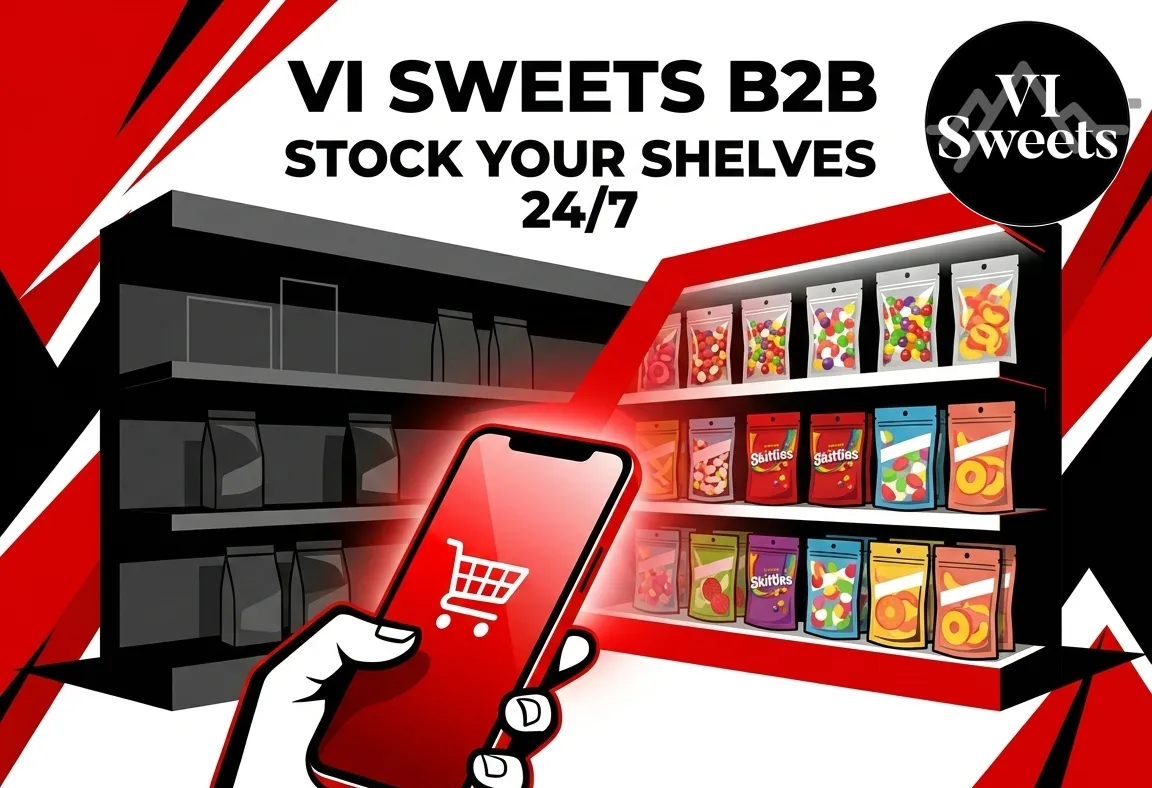 B2B system for business to order 24/7 from VI Sweets
